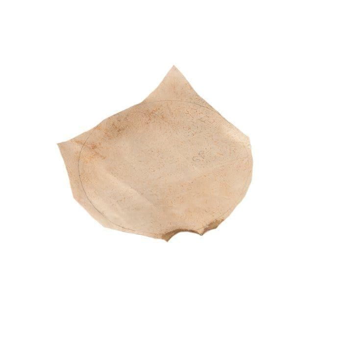 This natural goatskin drumhead is a replacement head for a 10-inch diameter Djembe drum, ready to be stretched and fitted for optimal sound quality.