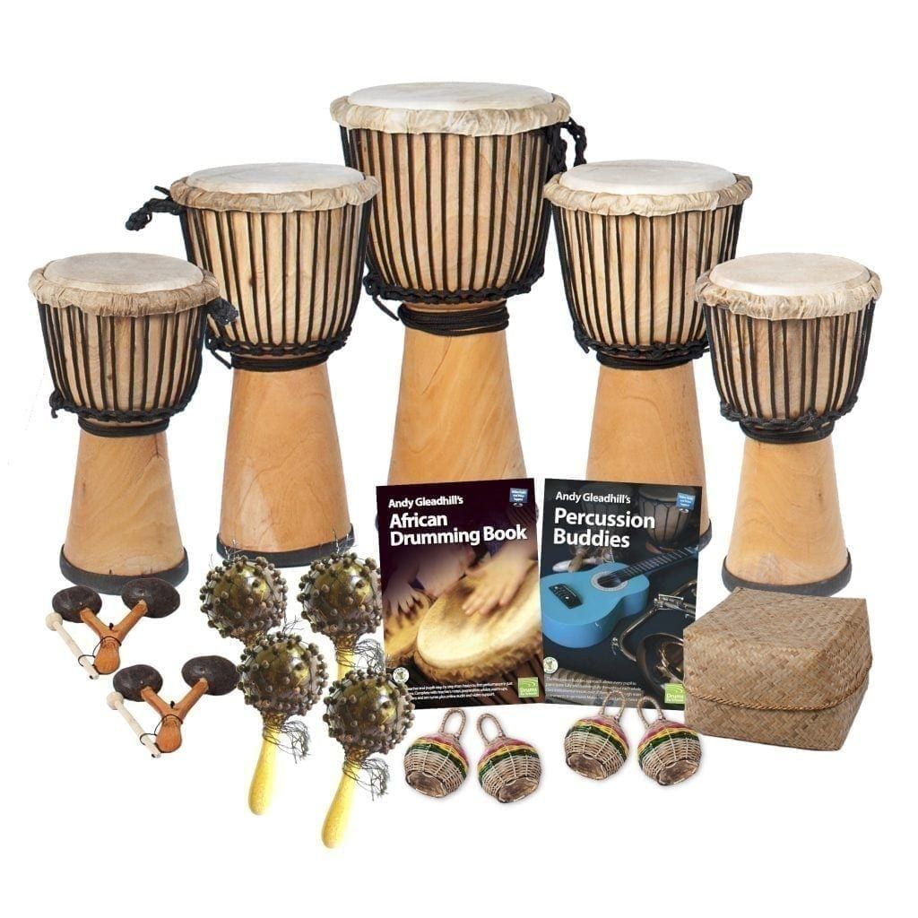 African Drumming Primary 15 Player Class Pack Budget Buddies