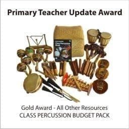 Primary Teacher Update Gold Award for Class Percussion Budget Pack