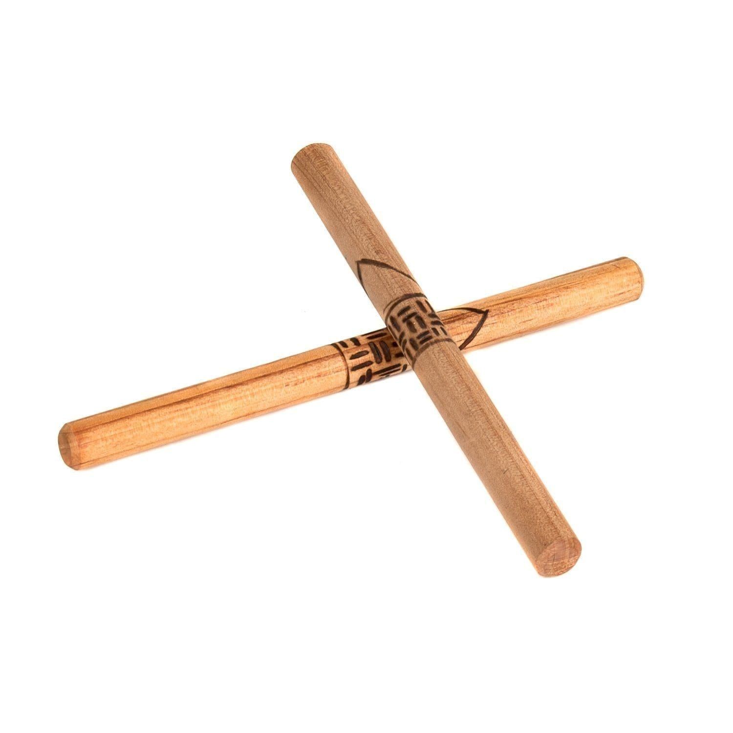 This is a product image of Drums for Schools' Early Years Clapsticks (Claves) crossed.