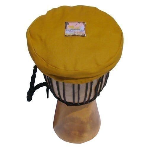 Drum Hat 8in diameter yellow canvas waterproof main