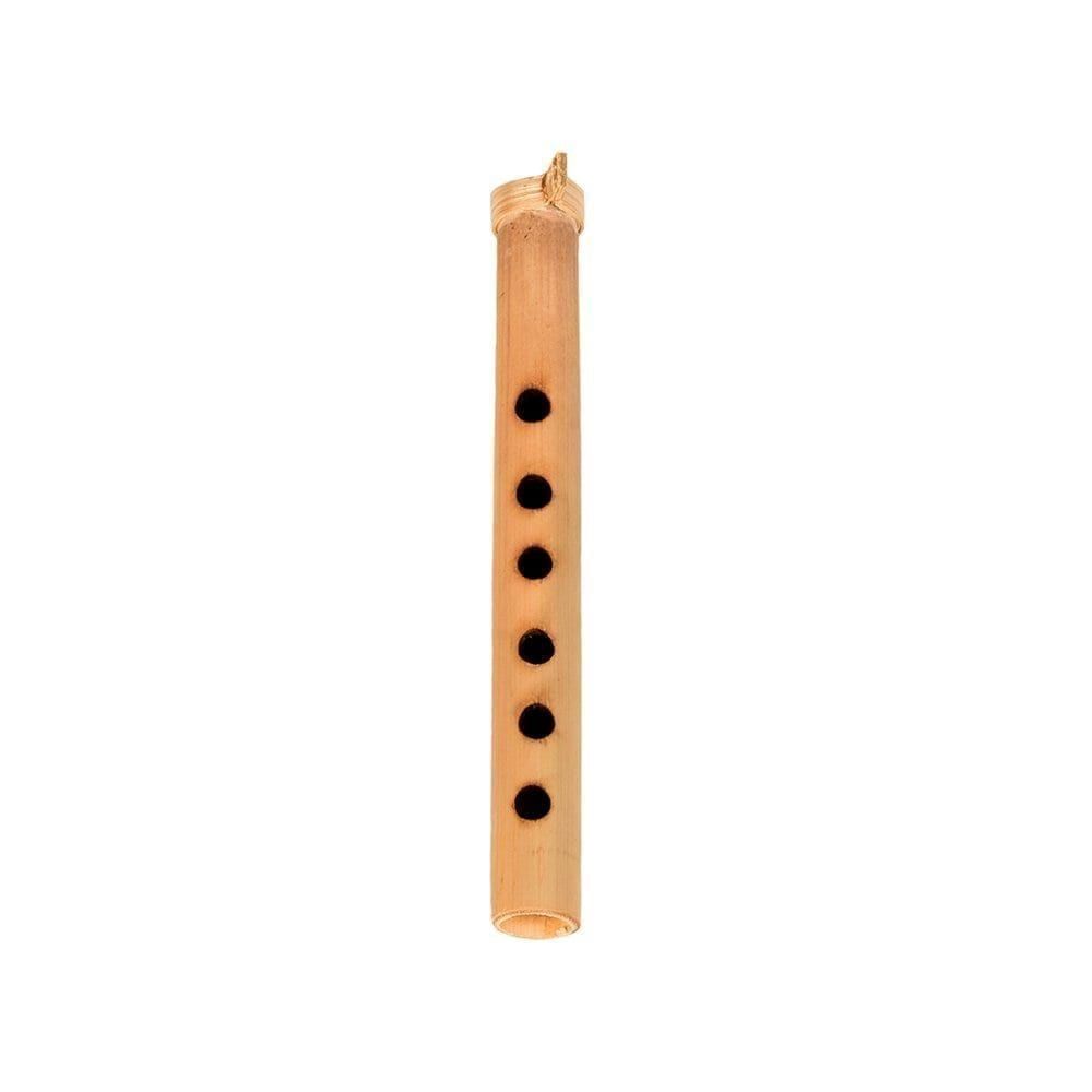 Gamelan - Flute (Suling) - 18cm, bamboo, upright shot.