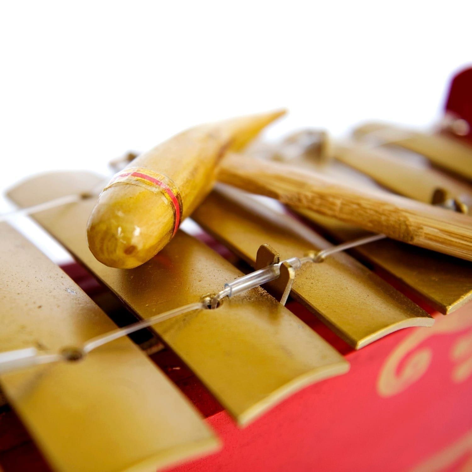 Gamelan - Standard - Small - 7 key, detailed shot.