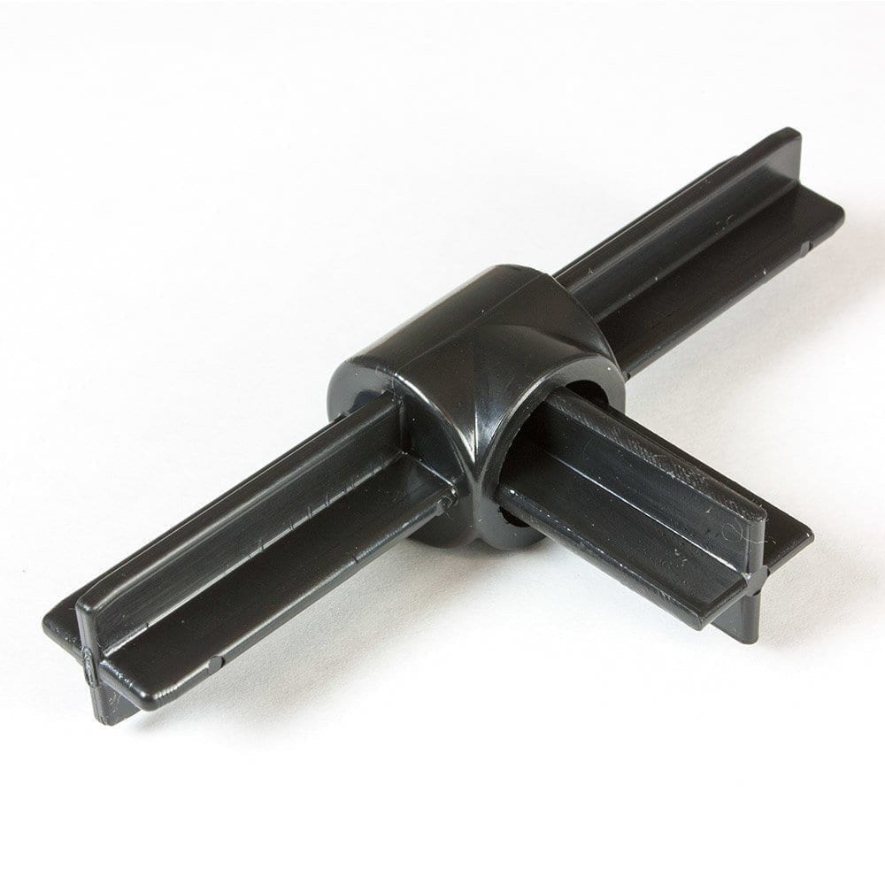 This is a product image of the Jumbie Jam T Connector. It is a replacement part for the Jumbie Jam stands, should you require one.