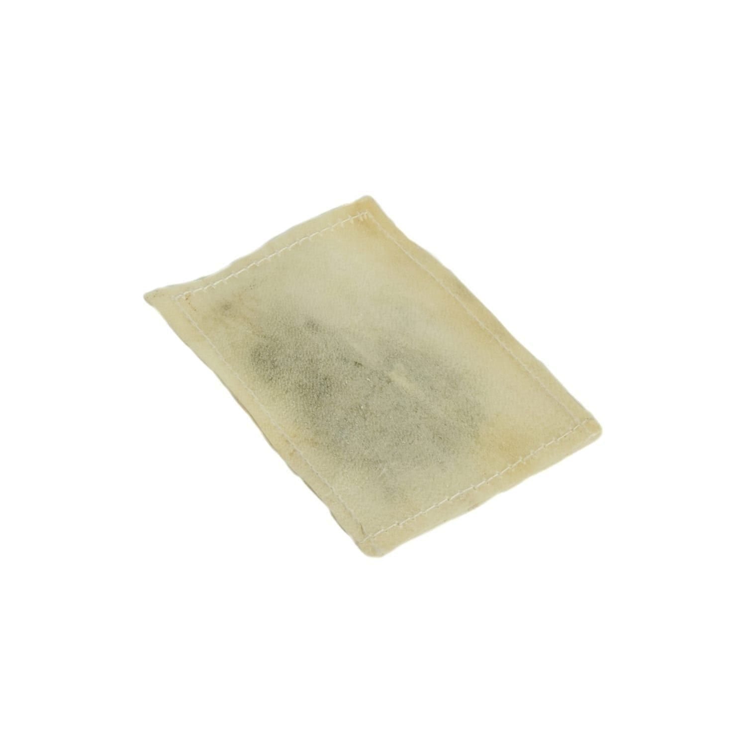 Djembe Skin Pad Shaker Medium, 9×15 cm, recycled djembe skin with neat stitching