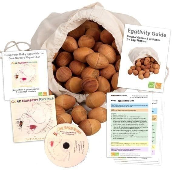 Egg Shakers natural Bag of 100 main