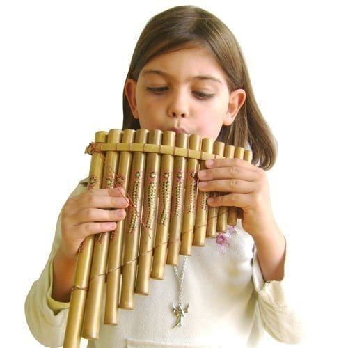 13 note Panpipes (bamboo). Handcrafted for authentic sound, perfect for musicians & educators.