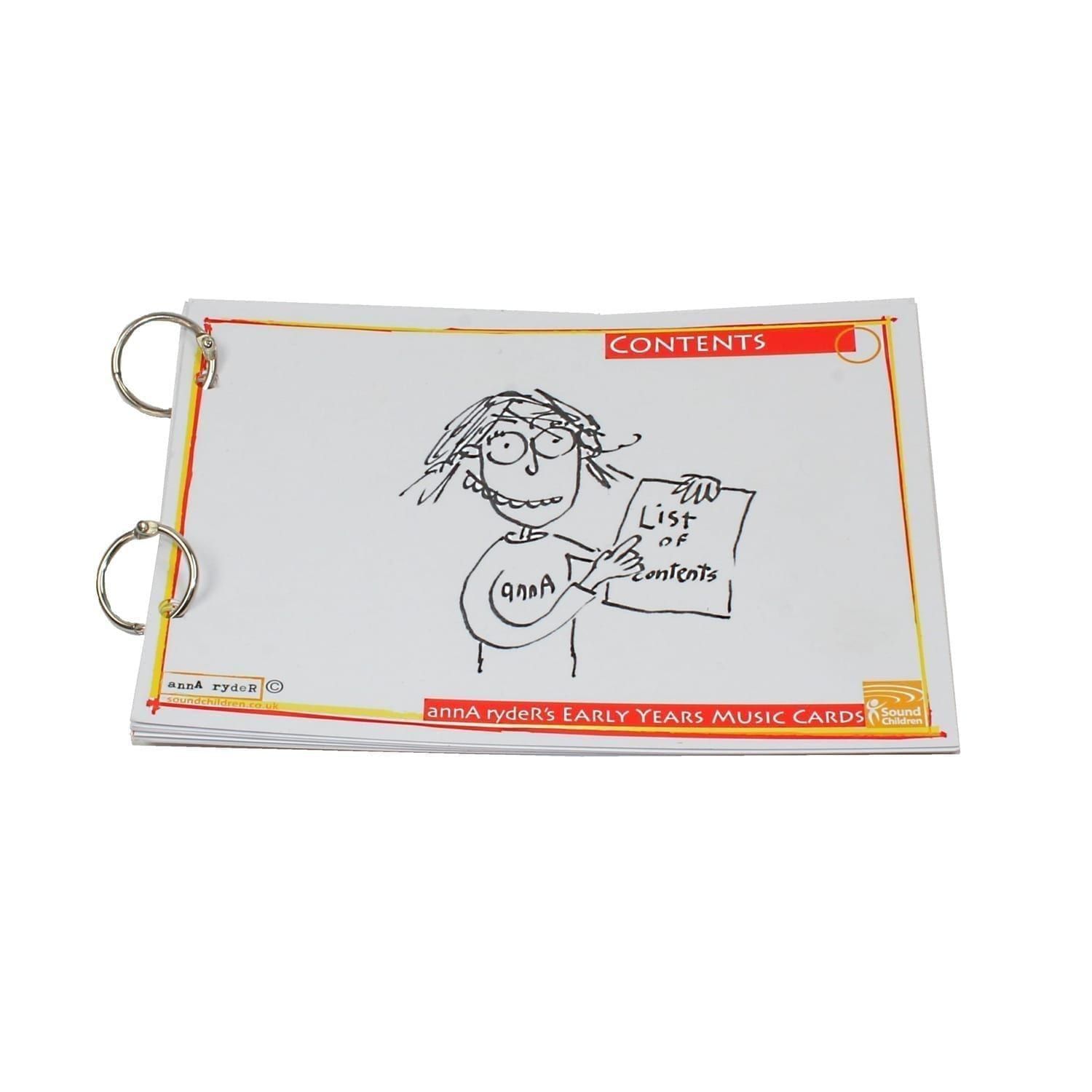 This is a product image of annA rydeRs Music Cards set of 10