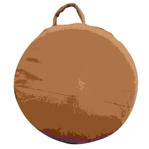 Gong Bag 24in 60cm diameter brown canvas main