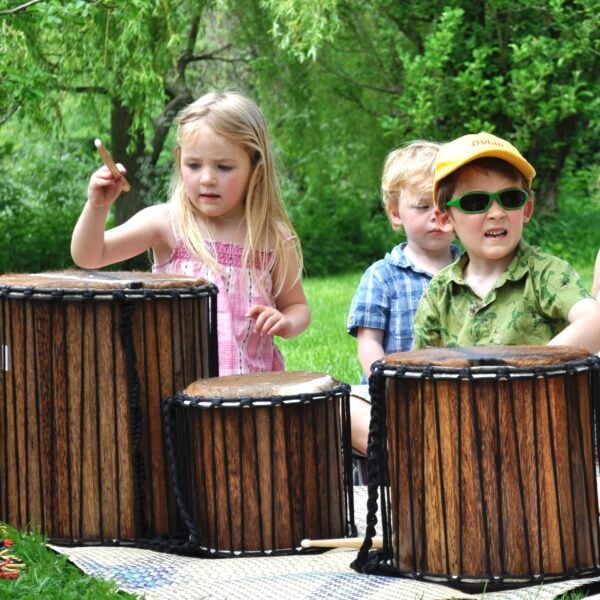 Early years drumming activity