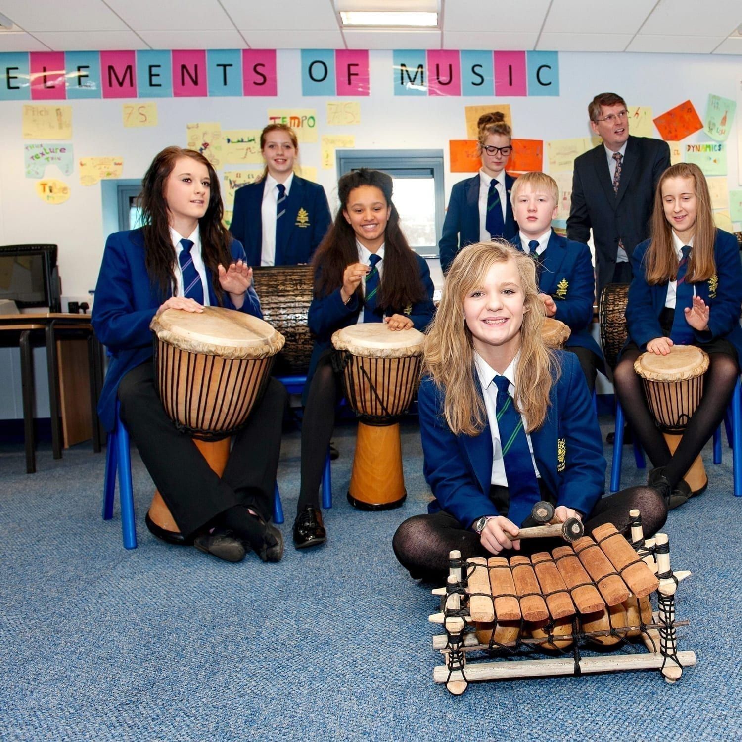 African Drumming group Level 2 action 2 clw