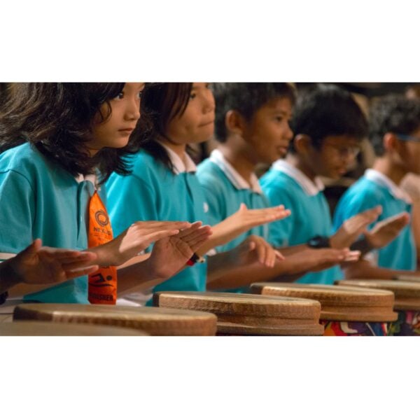 African drumming session in Malaysia