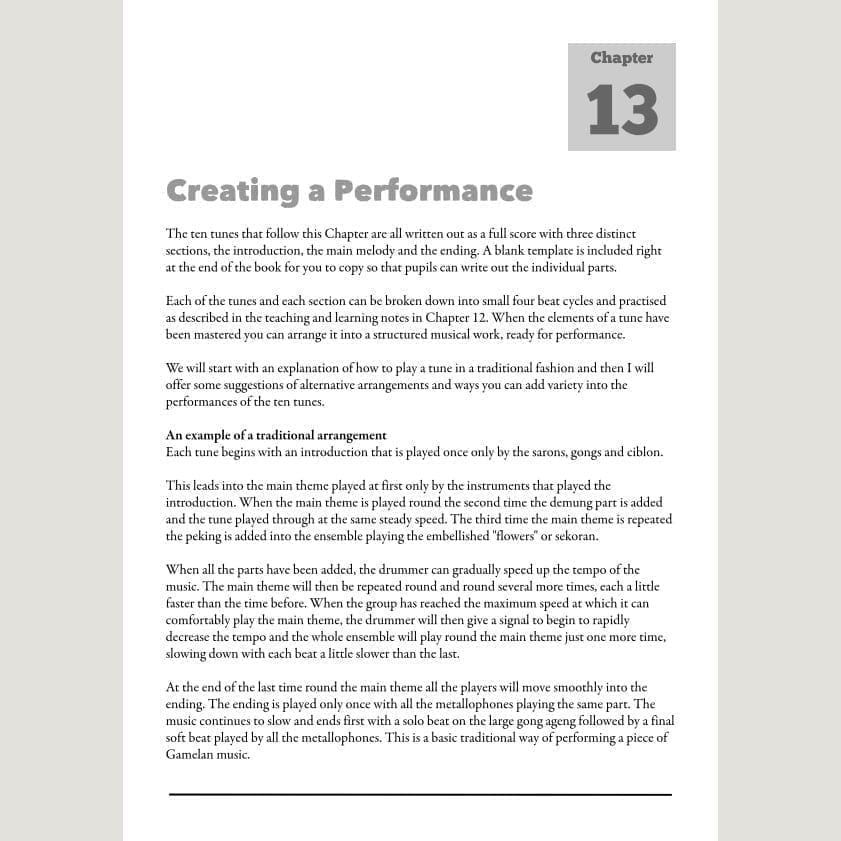 Image showing Creating a Performance from Andy Gleadhill's Indonesian Gamelan Book