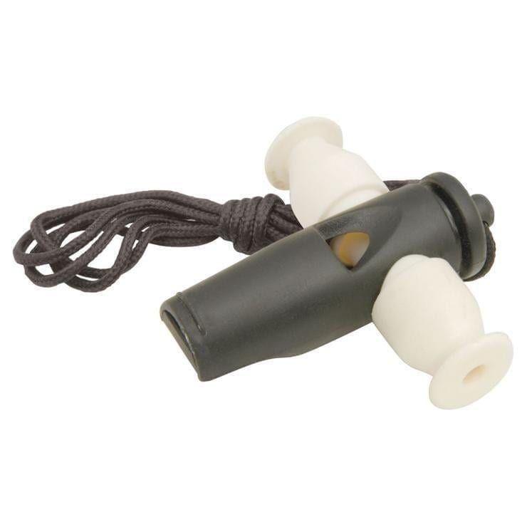 Tritone Samba Whistle (Apito) with three distinct tones, essential for directing Brazilian samba rhythms and percussion ensembles.