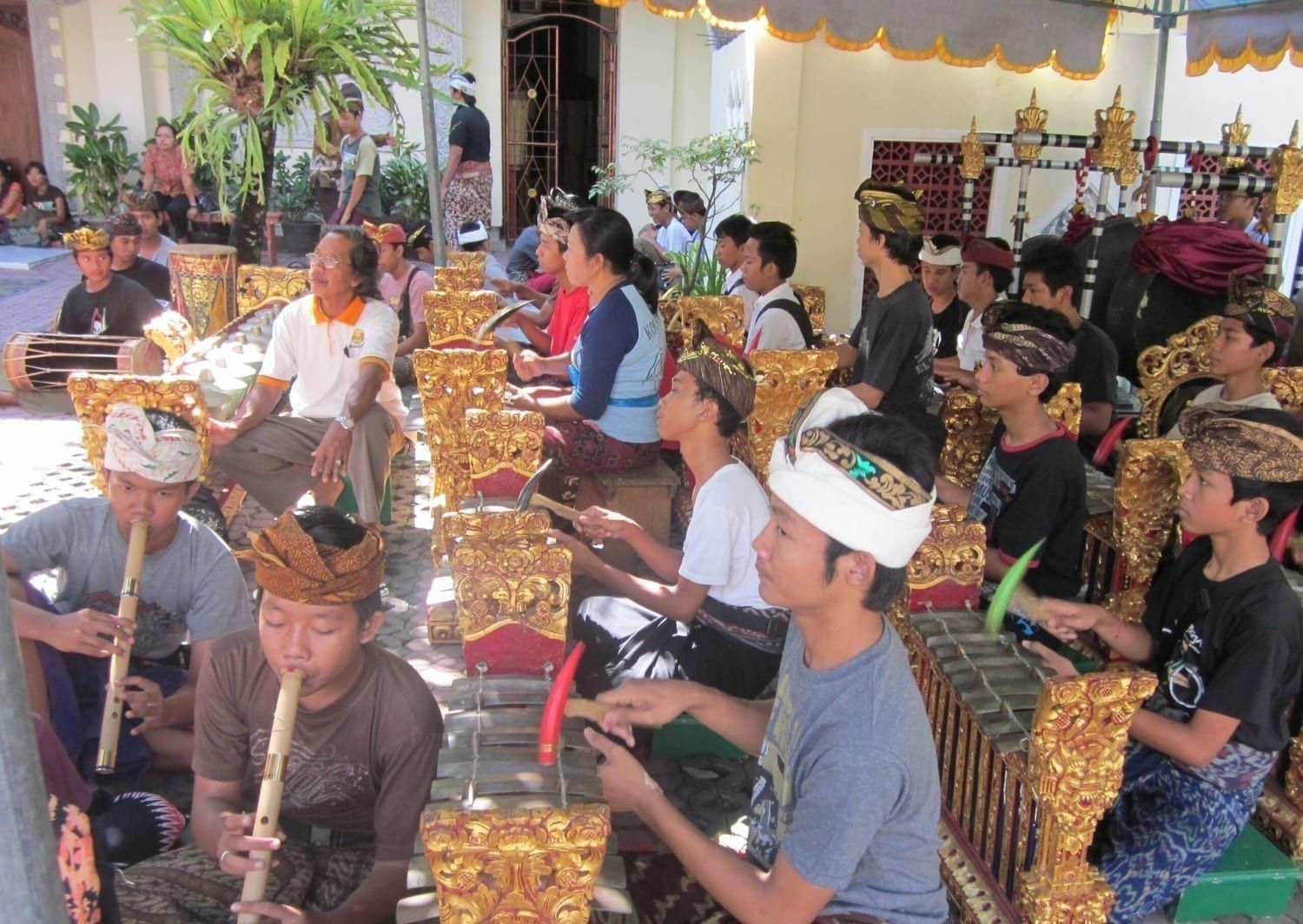 Gamelan Student Orchestra in Bali