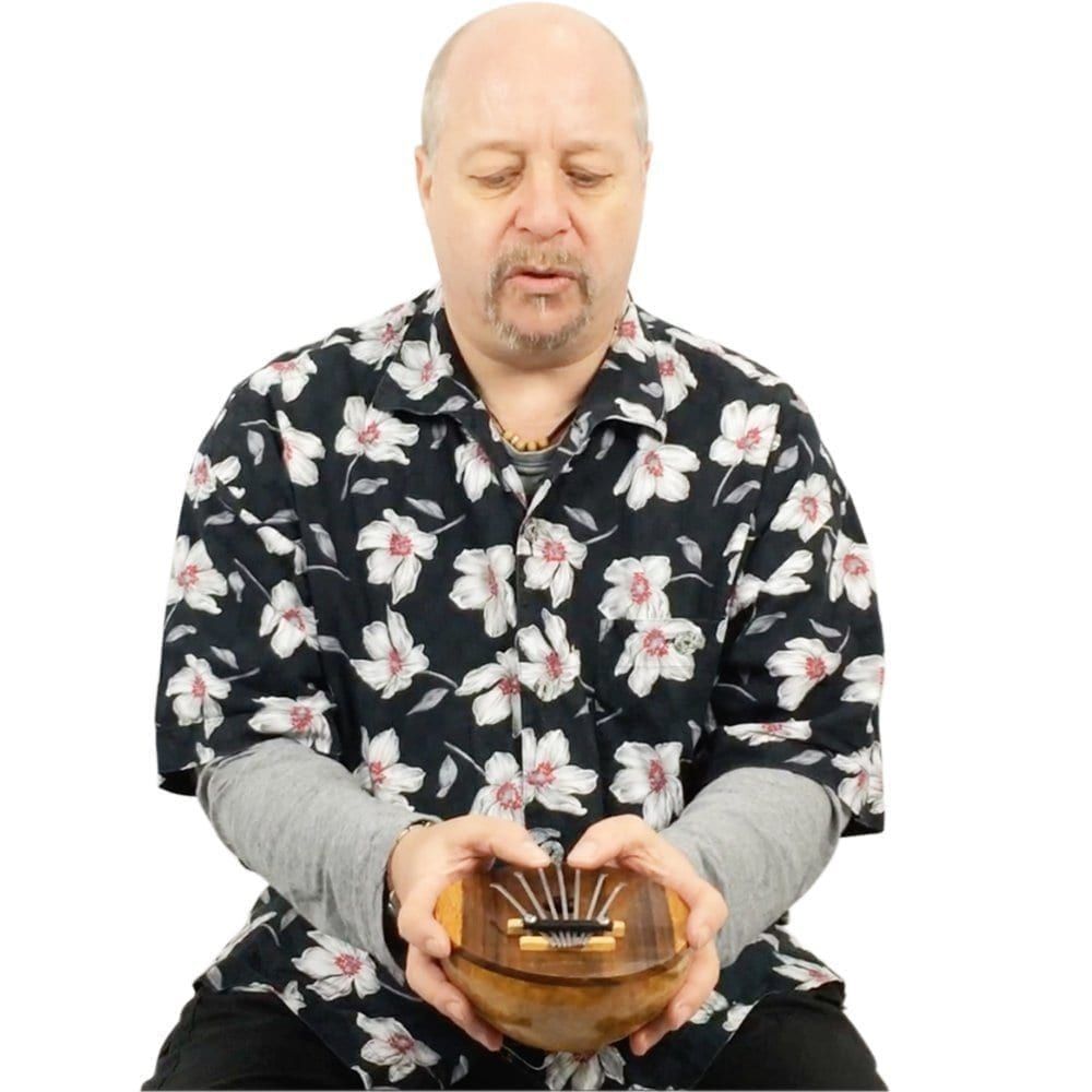 image showing drums for Schools thumb piano played by Andy Gleadhill