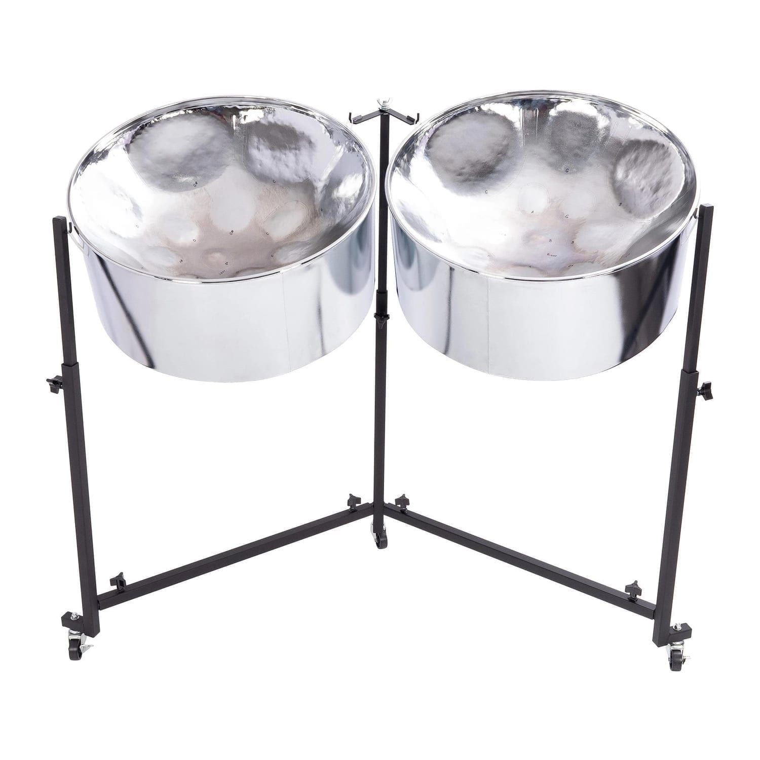 SP-dosegi - Double Seconds Steel Pans Panyard Chrome Gig-Ready Pack - PP9105-simetri