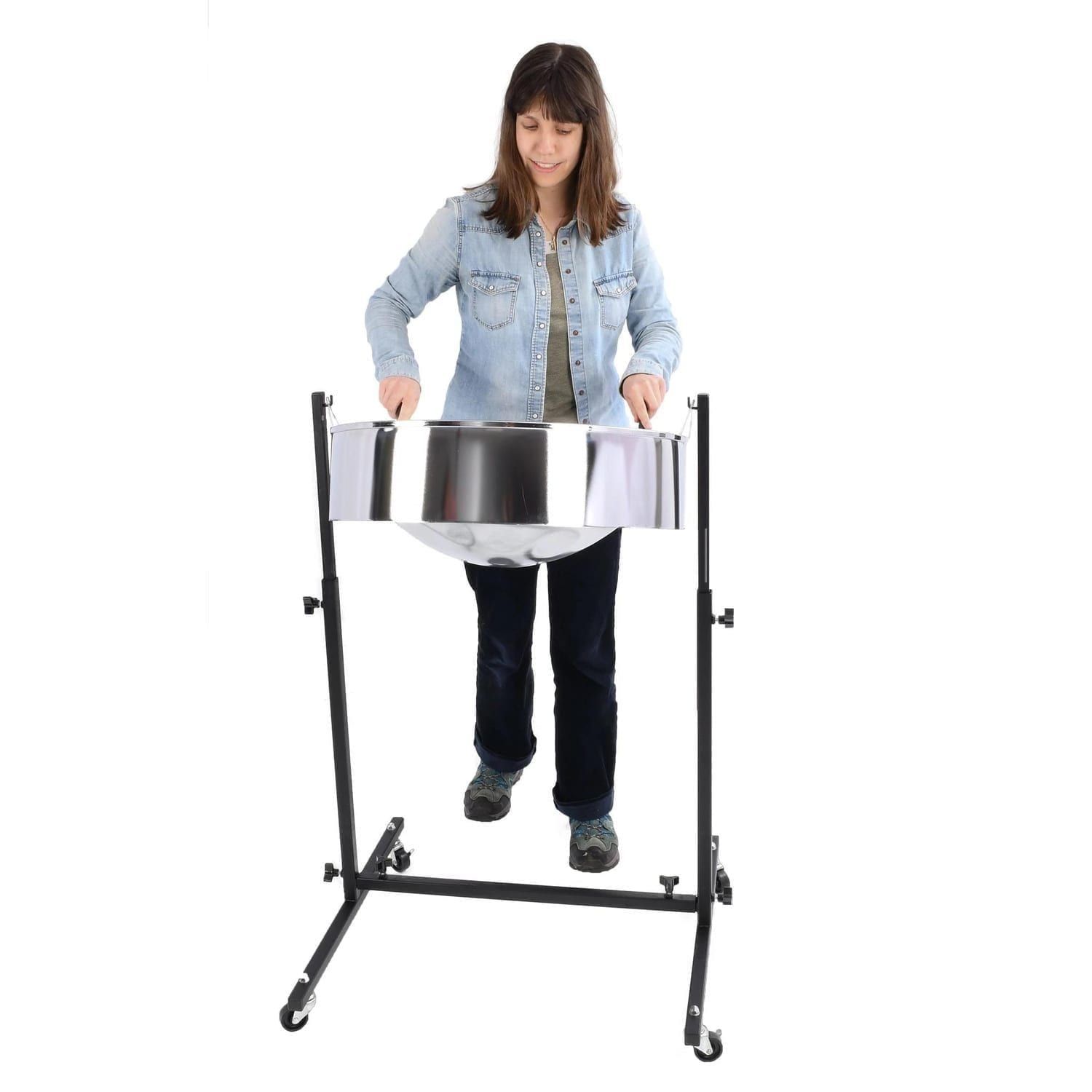 SP-leCgi - Lead Steel Pan in C Panyard Chrome Gig-Ready Pack - PP9100-played