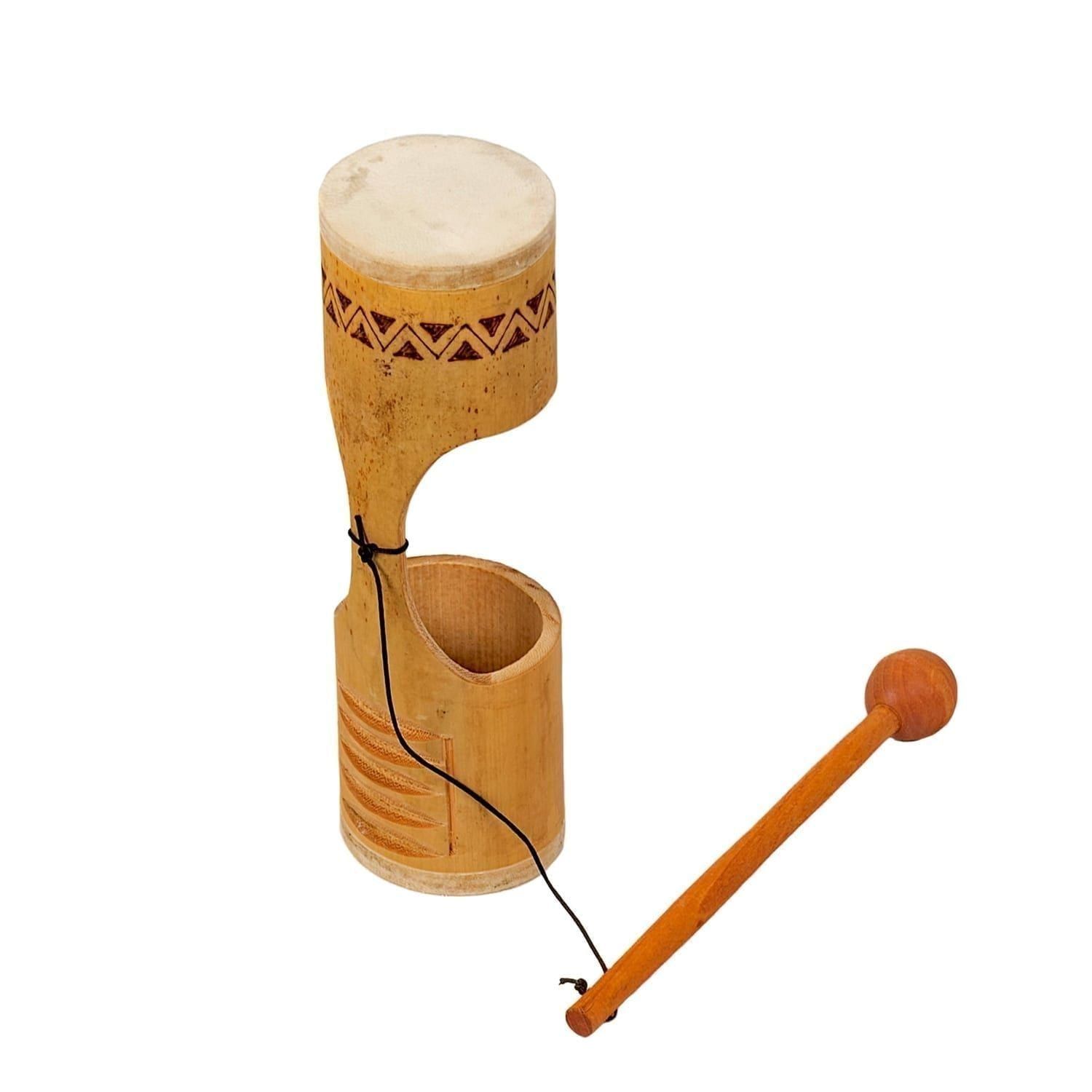 This is a product image of Drums for Schools Drums Scraper Shaker, standing vertical.