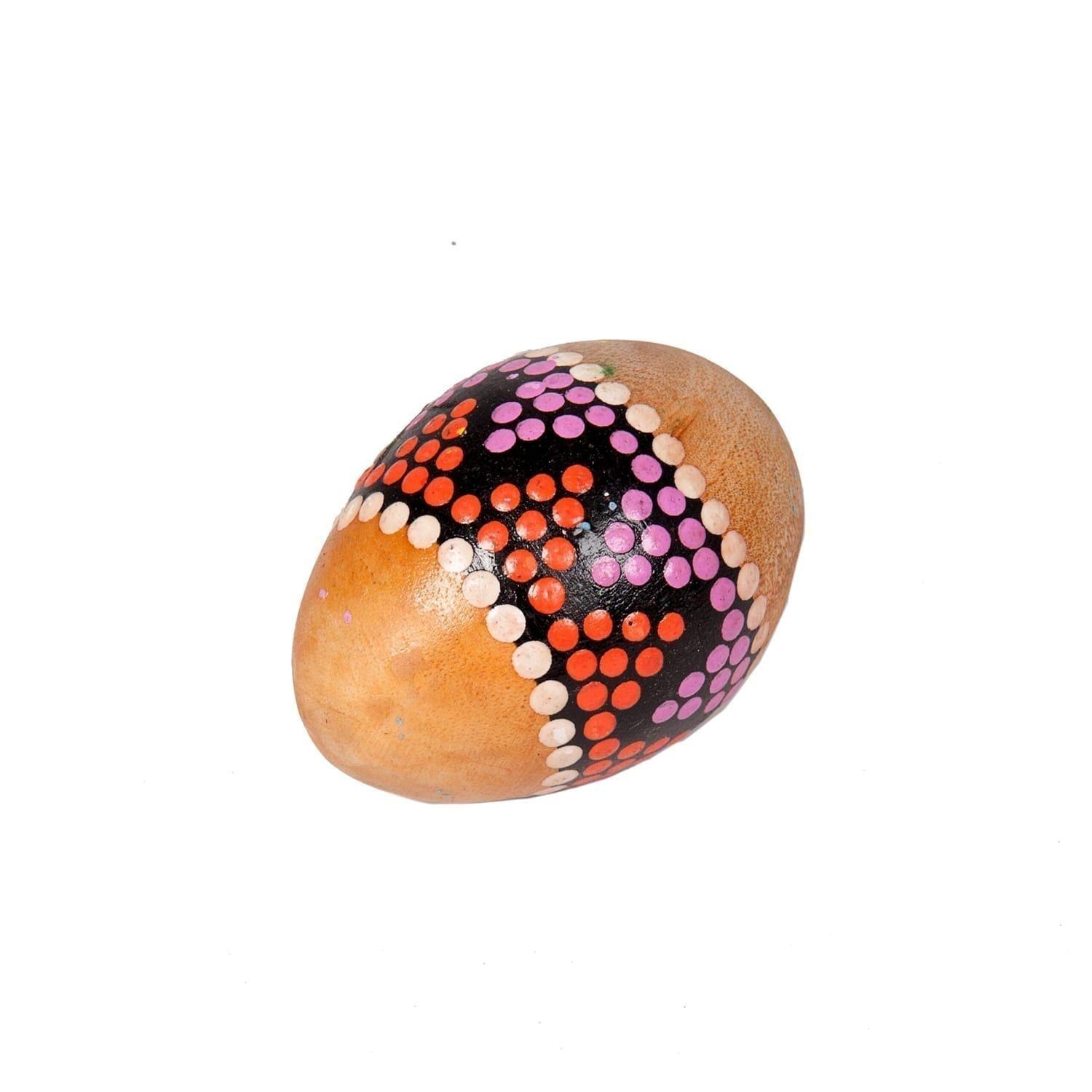 This is a product image of Drums for Schools Egg shaker medium, 7cm, painted.