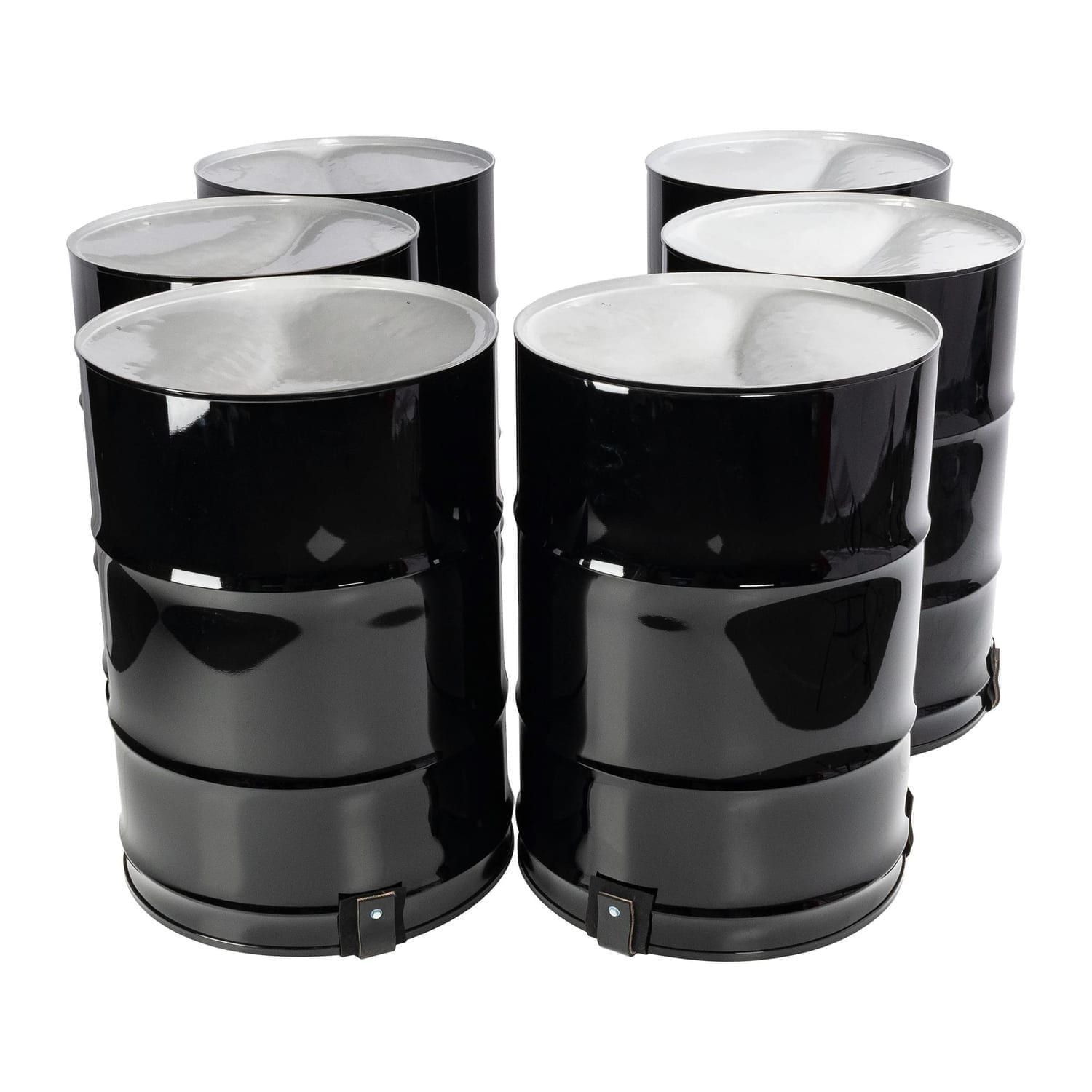 SP-sibastpa - Six Bass Steel Pans Panyard, painted, stands included - PP9125