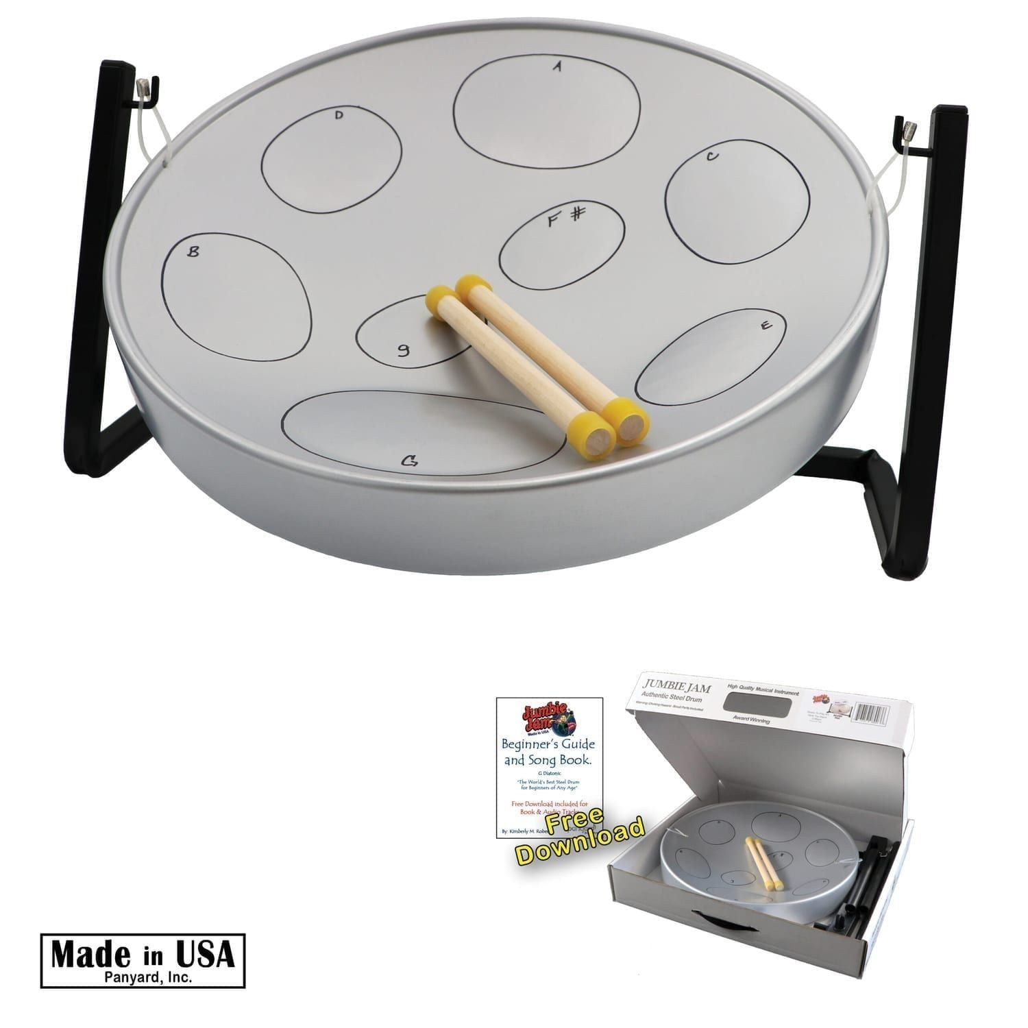 Grey Jumbie Jam Steel Pan – perfect for desktop use