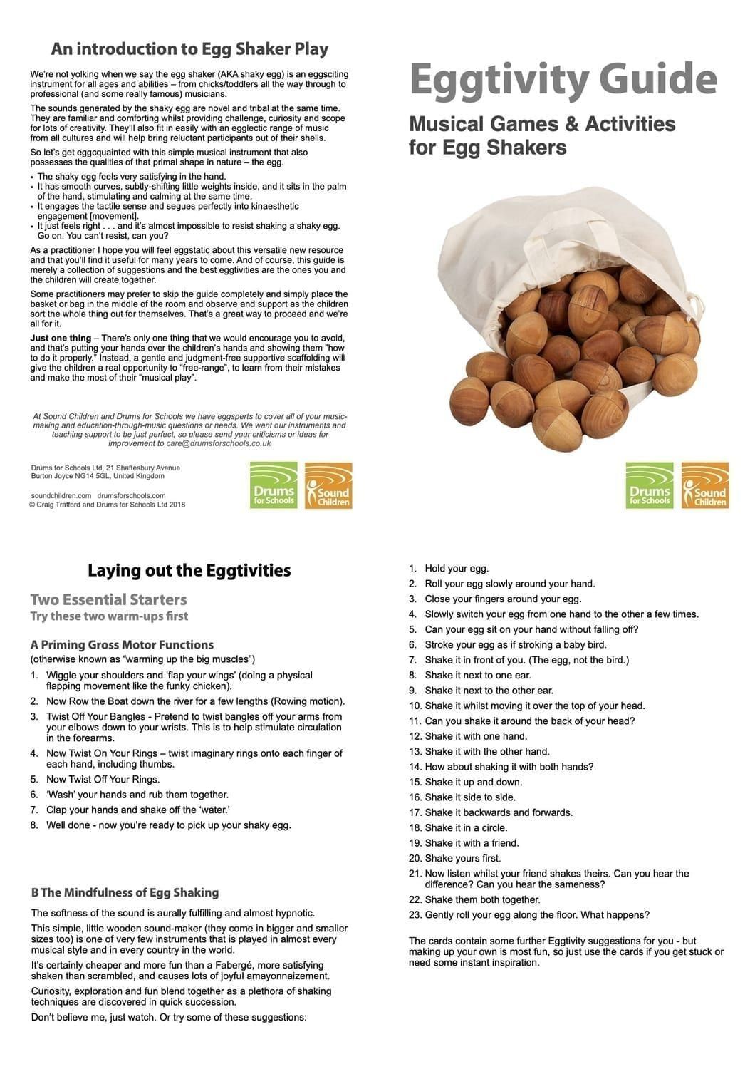 Eggtivity Guide Folder
