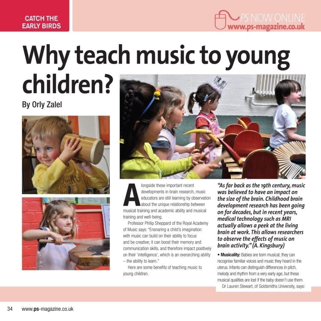 Private School Magazine — Why Teach Music To Young Children — Autumn 2013