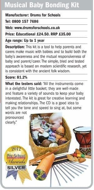 Practical PreSchool Silver Award for the Musical Baby Bonding Kit