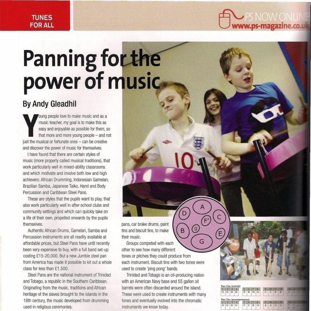 Private School Magazine — Panning for Music — Spring 2013