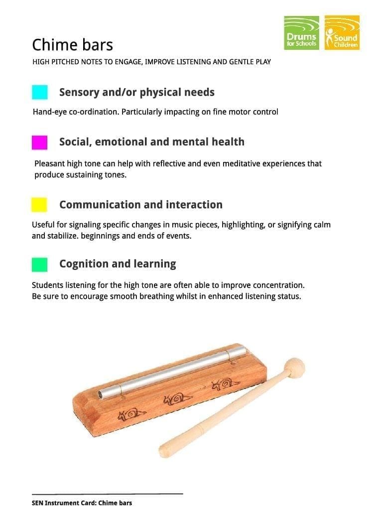 SEN Instrument Cards - Chime bars