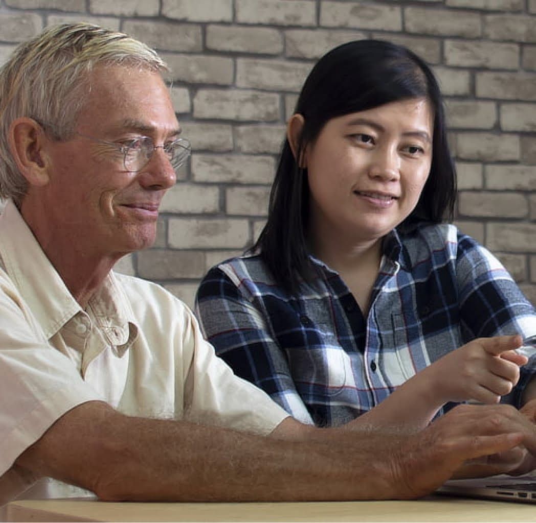 Andy Gwatkin and Faye