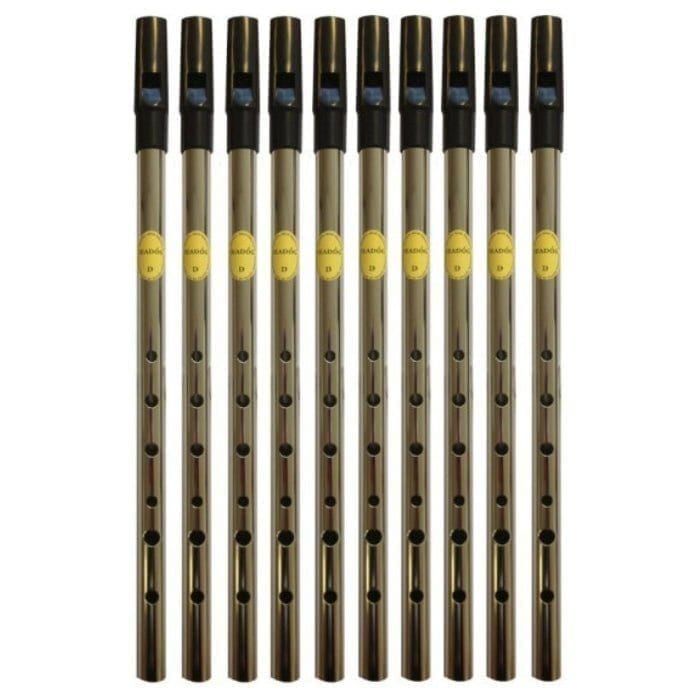 Feadóg Nickel D Whistle - 10 pack