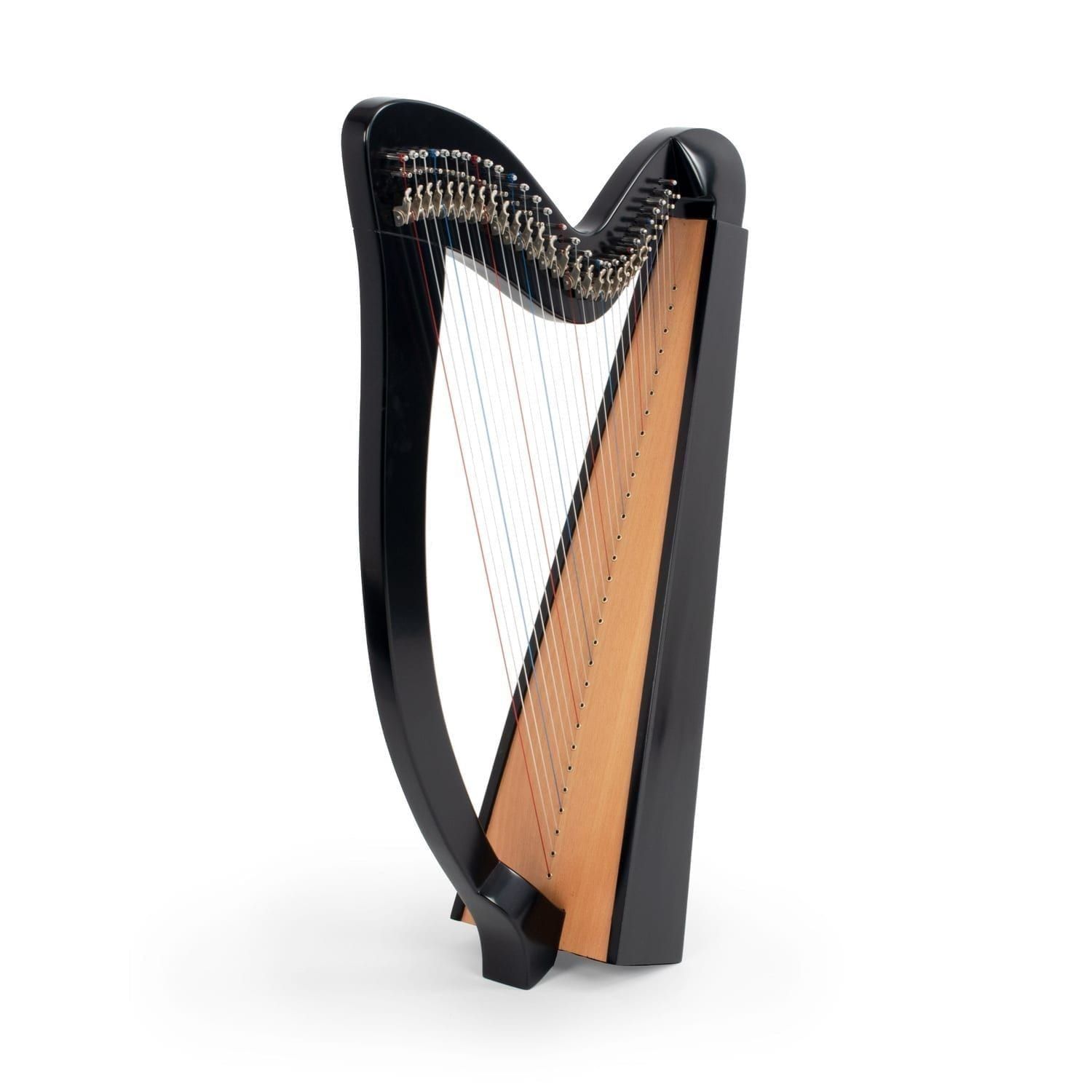 MMX celtic harp in black - 29 strings