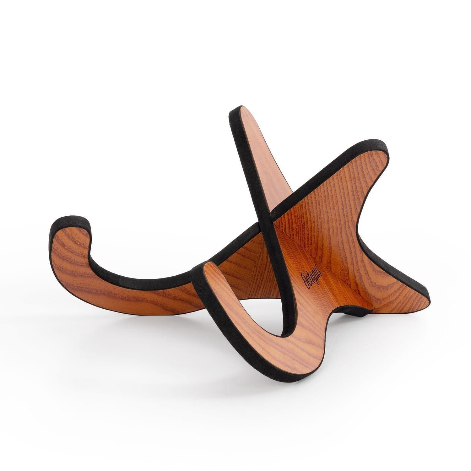 Octopus wooden ukulele stand - elegant, durable, and perfect for display or storage