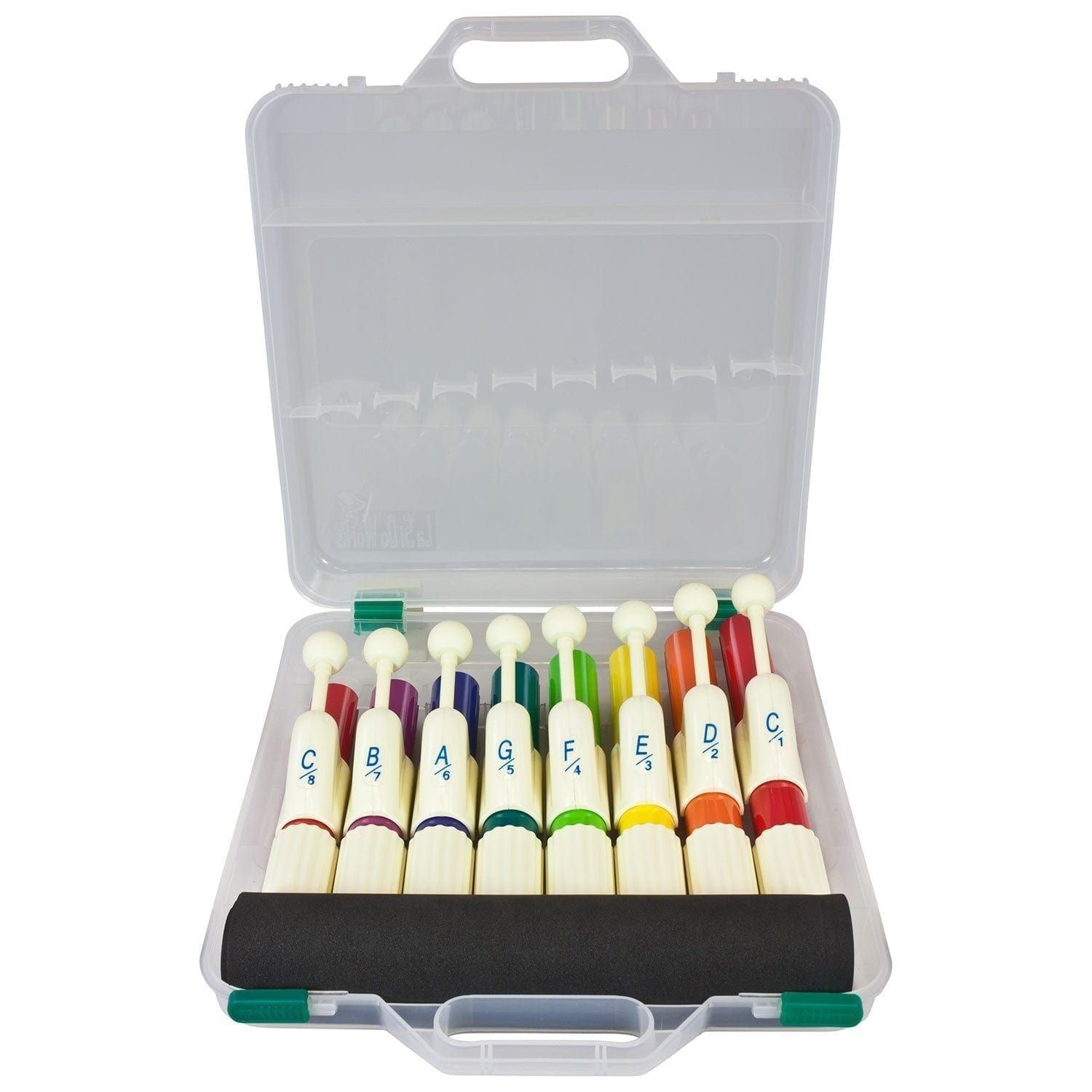 percussion plus colourful hand chime set of 8 - PP015 with case