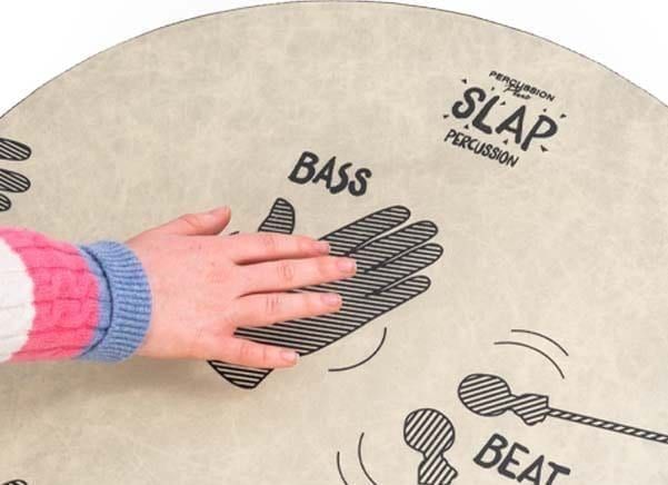 Image of PP Slap Percussion - Gathering Drum - played