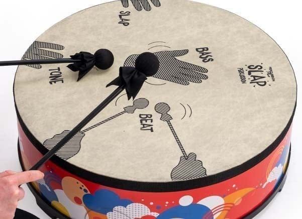 Image of PP Slap Percussion - Gathering Drum - played