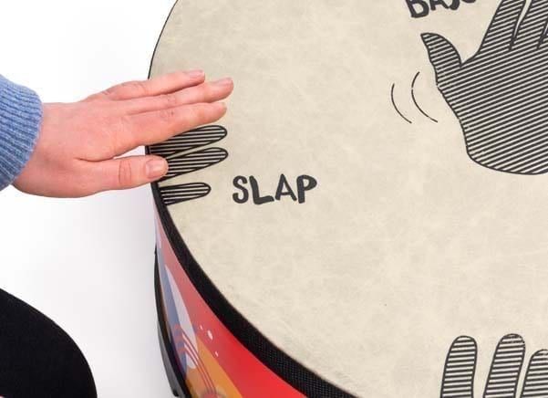Image of PP Slap Percussion - Gathering Drum - played