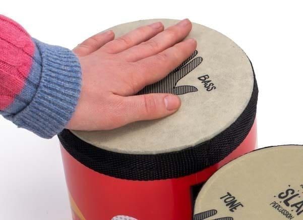 Image of PP Slap Percussion - Bongo Drum - played