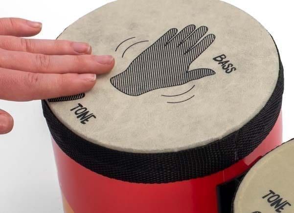 Image of PP Slap Percussion - Bongo Drum - played