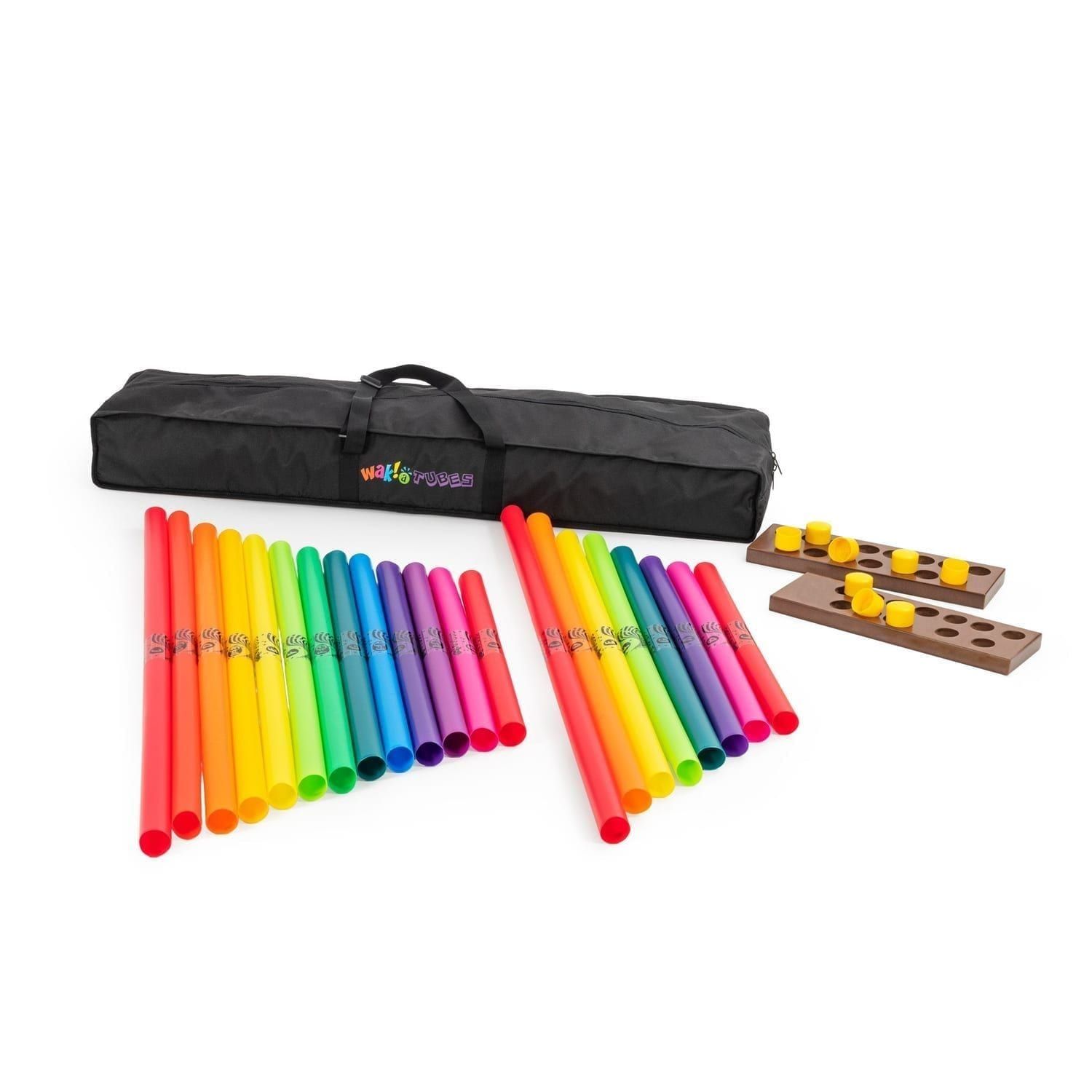Wak-a-Tubes 21 player classroom pack – bass octave (with bag)