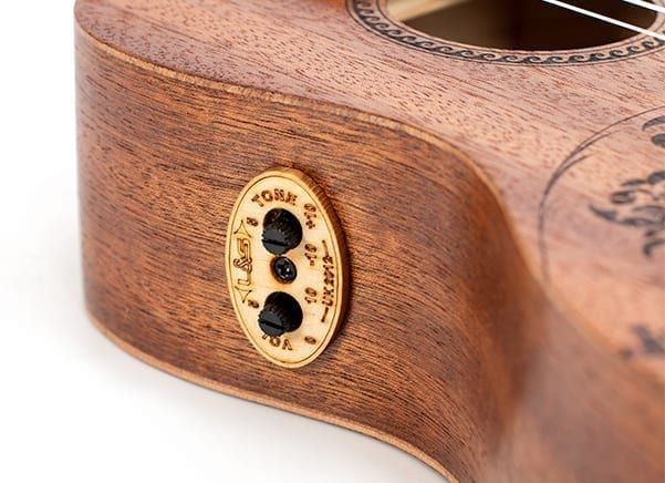 Image of Octopus Ukulele details  - natural