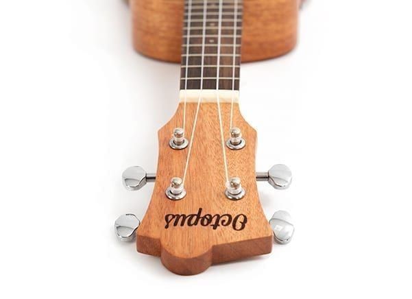 Image of Octopus Ukulele details  - natural