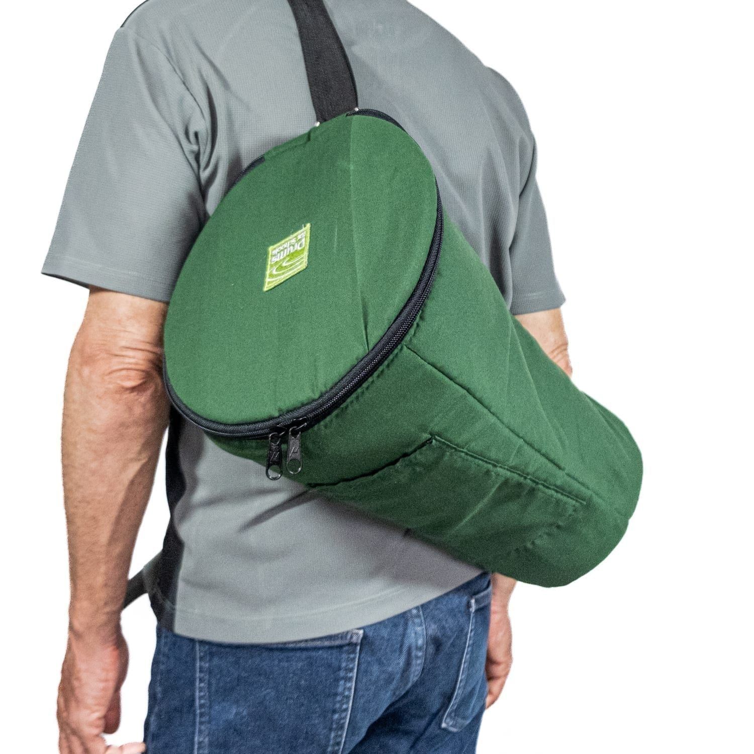 AD-BAcodj0940-Djembe-Drum-Bag-Standard-9in-diameter-40cm-high-cotton-Carried-back
