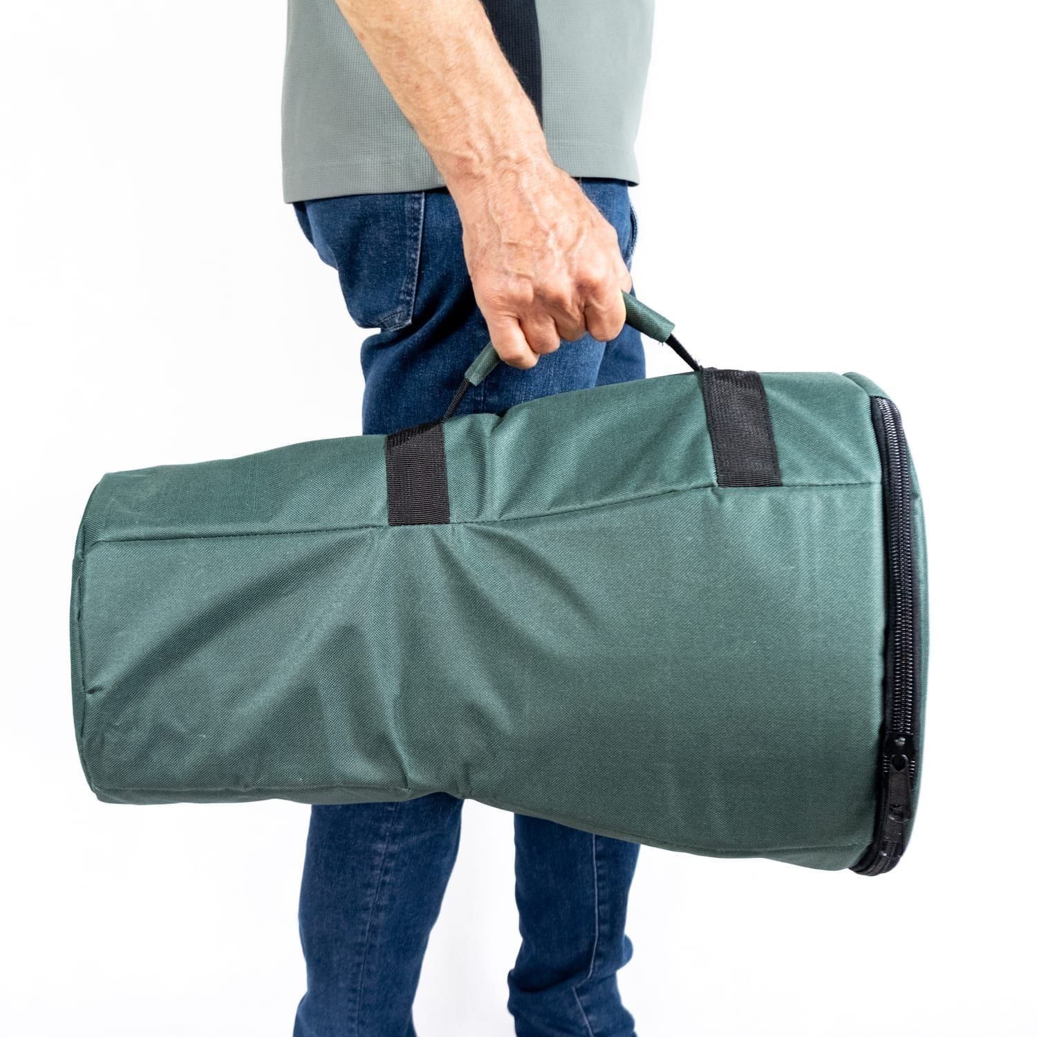 Image of AD-BAdj50-Storage-Carry-Bag-for-a-50cm-Djembe-Drum-Carried