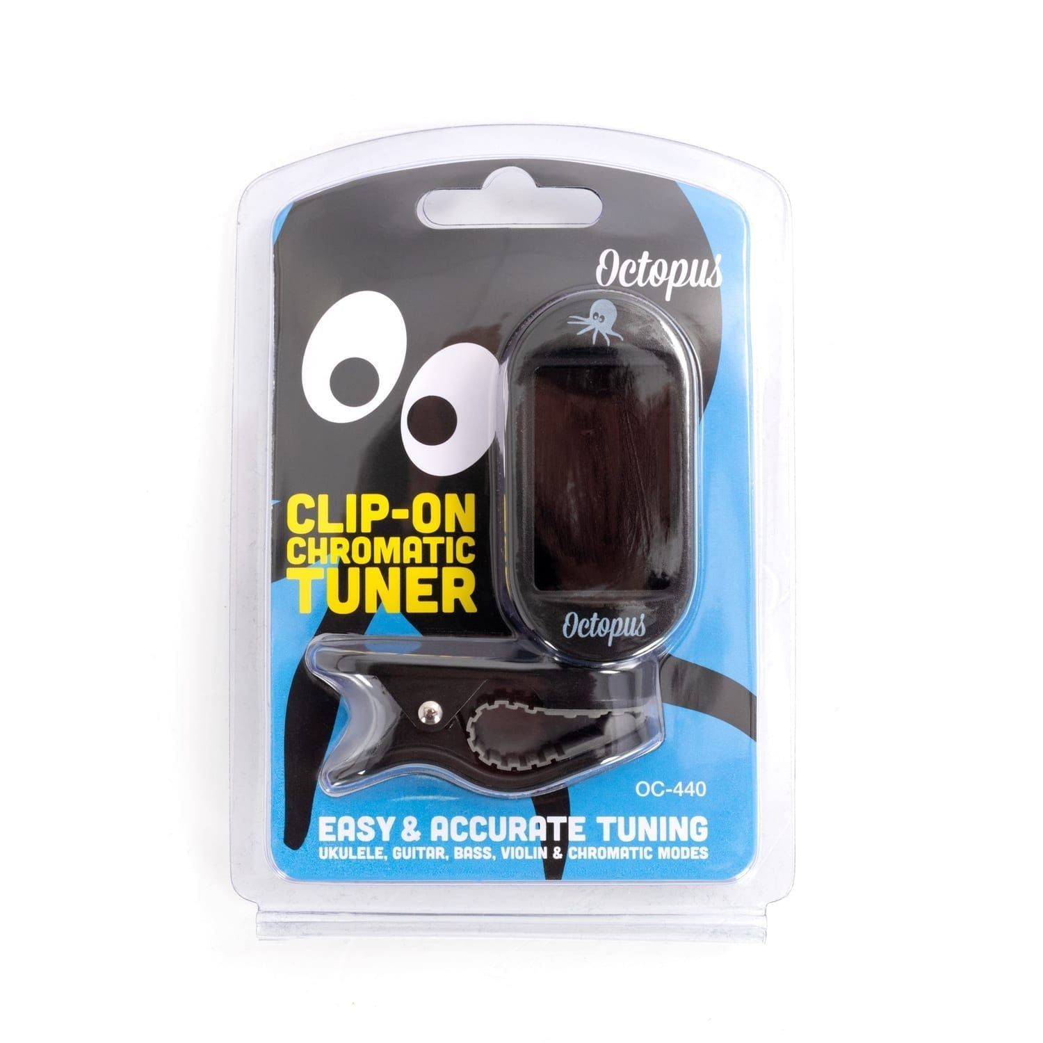 Octopus OC-440 clip on tuner with LCD
  screen