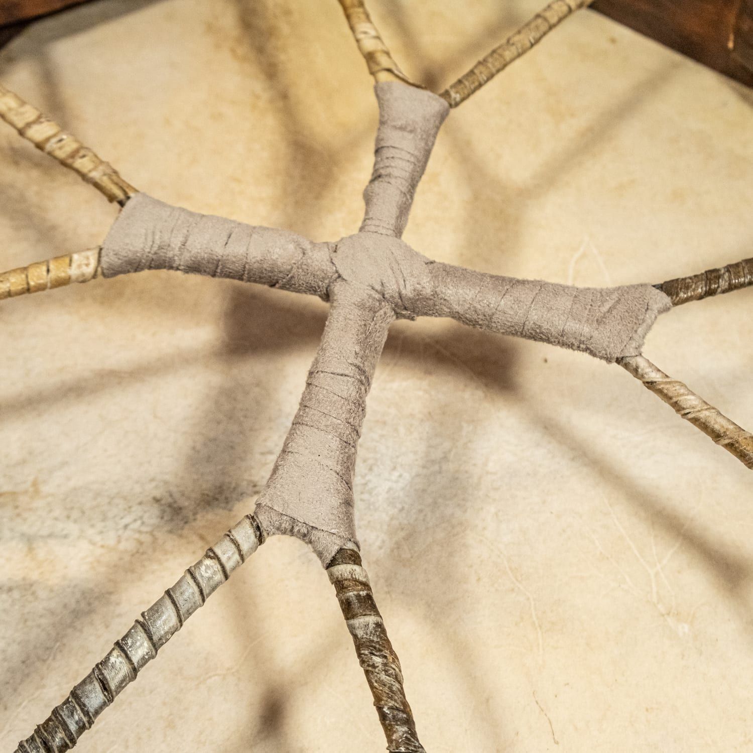 OW-Shaman Drum-painted-handle