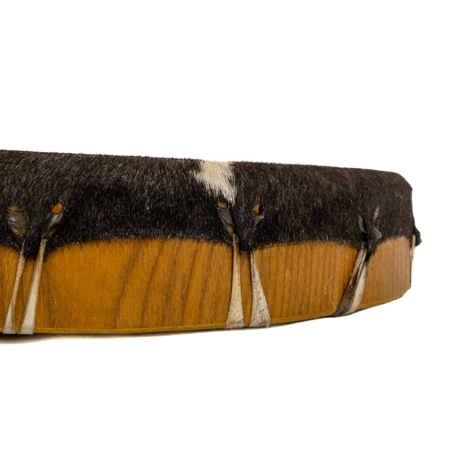 OW-shdrroha35-Shaman-Drum-14in-(35cm)-diameter-round-hair-Profile-top