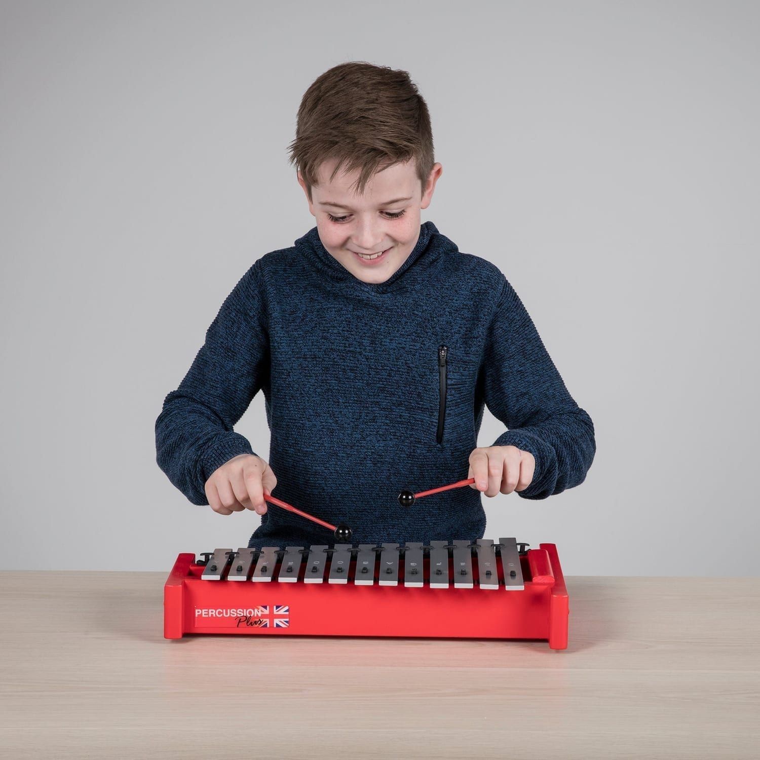 Percussion Plus Classic Red Box soprano
  diatonic glockenspiel